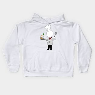 creepypasta chef slenderman chibi Kids Hoodie